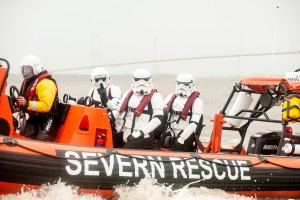 Star Wars characters promoting the new film that was filmed in the Forest of Dean. Picture by Clint Randall www.pixelprphotography.co.uk